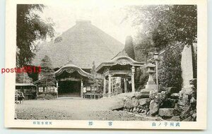 Xd5853●埼玉 子ノ権現 天龍寺 客殿【絵葉書】