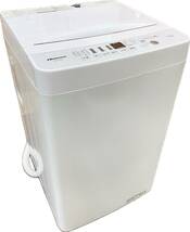 送料無料g30419 Hisense ハイセンス 全自動電気洗濯機 HW-E5503 洗濯機 5.5Kg 生活家電 2019年製_画像1