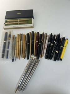 モンブラン MONTBLANC PILOT PARKER パーカー プラチナ PLATINUM 等 ボールペン 万年筆 ペン先585含む まとめ セット