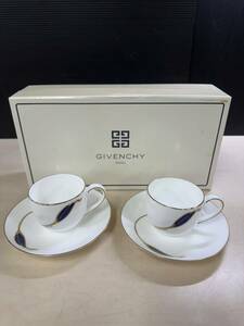 GIVENCHY ジバンシー yamaka カップ&ソーサー ペア 箱付き