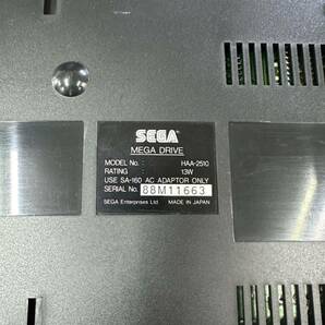 SEGA MEGA DRIVE 16-BIT HAA-2510 セガ メガドライブ ゲーム機 本体 テレビゲーム コントローラー のみの画像7