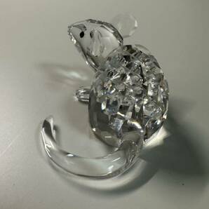 スワロフスキー SWAROVSKI 置物 クリスタル ネズミ 箱付きの画像5