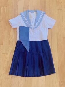  costume play clothes summer clothing uniform top and bottom set Aichi . virtue ribbon attaching high school 