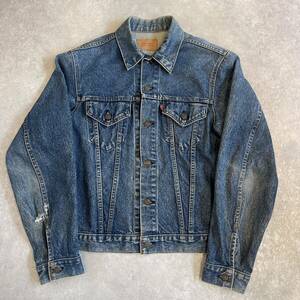 Levi's 70sビンテージ 71205 デニムジャケット 42 USA製リーバイス/ 70505 507xx bige ビッグe バレンシア lvc 557