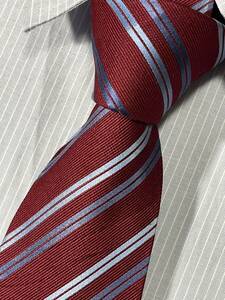  прекрасный товар "BEAMS F" Beams F полоса бренд галстук 404018