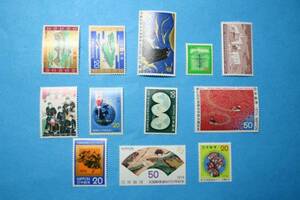 記念切手　１９７４年　１２種完