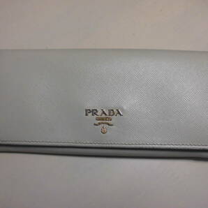 PRADA プラダ Saffiano Metal サフィアーノ メタル 長財布 箱有 ニューヨーク5番街ギャラ付きの画像2