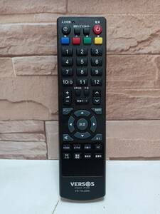 【赤外線発光確認済】VERSOS リモコン VS-TVL2200 Import Trade 液晶テレビ 純正 ベルソス 単4電池2本 TV 映像機器