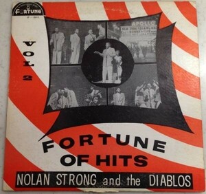 Original US LP / Nolan Strong & Diablos / Fortune Of Hits Vol.2 / RARE Fortune YELLOW DEEP GROOVE Label