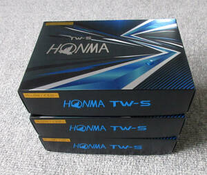 ☆新品　HONMA　TW-S　1ダース　イエロー　3セットあり　
