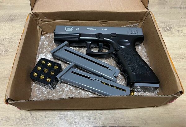 Hora toy ハンドガン風おもちゃ グロック ハンドガン トイガン モデルガン スライドストップ 半自動式 Glock21 