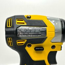 [9304-004] makita TD173DZFY 充電式インパクトドライバ 未使用品 マキタ 電動工具 本体のみ 18V フレッシュイエロー_画像4