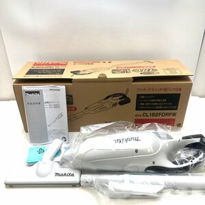 【9304‐012】Makita　CL182FDRFW　充電式クリーナ　バッテリ・急速充電機付　マキタ　掃除機　紙パック仕様　未使用品　