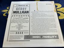 Gerry Mulligan★中古LP/US盤「ジェリー・マリガン～A Profile Of」_画像2