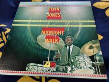 Elvin Jones★中古LP国内盤「エルヴィン・ジョーンズ～ミッドナイト・ウォ―ク」_画像1