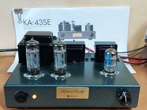 KA-43SE 6Ｐ1ＰシングルパワーアンプＶｅｒ.2.0組み立て済アンプ（春日無線変圧器）