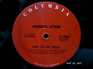 ★☆Cheryl Lynn「Got To Be Real / Star Love」☆★5点以上で送料無料!!!