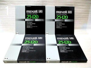  Hitachi mak cell secondhand goods open reel tape 7 number UD25-120 4 pcs set ①