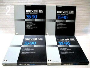  Hitachi mak cell secondhand goods open reel tape 7 number UD35-90 4 pcs set ②