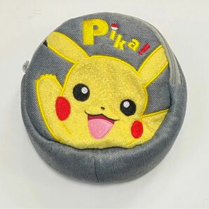 【新品未使用】ポケットモンスター サン&ムーン サークルポーチ ポケモン ピカチュウ ミニポーチ 直径 約15㎝