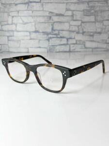 MOSCOT ZETZ モスコット ビンテージ ウェリントン型 マットブラウンデミ 眼鏡 良品