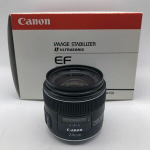 6w6 美品 Canon EF 24mm F2.8 IS USM IMAGE STABILIZER ULTRASONIC 箱付 キャノン ウルトラソニック カメラ レンズ AF 1000~
