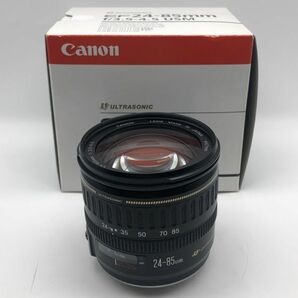 6w5 Canon ZOOM LENS EF 24-85mm 1:3.5-4.5 ULTRASONIC 箱付 キャノン ウルトラソニック ズームレンズ カメラ レンズ AF 1000~の画像1