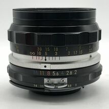 6w119 Nikon NIKKOR-H・C Auto 1:2 50mm レンズ 動作確認済 ニコン ニッコール 単焦点レンズ カメラ 写真 撮影 1000~_画像1