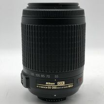 6w118 Nikon AF-S NIKKOR 55-200mm 1:4-5.6G ED レンズ 動作確認済 ニコン ニッコール AF ズームレンズ カメラ 写真 撮影 1000~_画像1