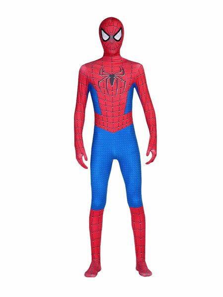 スパイダーマン ヴェノム コスプレ子供から大人までハロウィン誕生日会イベントなど 伸縮性あり可愛い制服大人気学園祭文化祭仮装