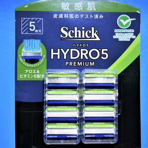 特売！送料無料【Schick HYDRO5 PREMIUM】■「シック ハイドロ5 プレミアム」替刃合計８刃入 連日速配/コンビニ併設の画像4