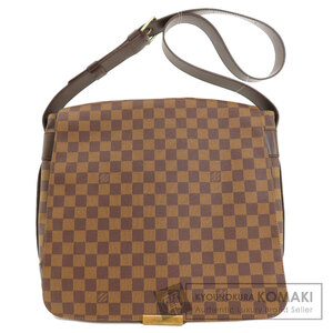 LOUIS VUITTON ルイヴィトン N45258 バスティーユ ダミエ エベヌ ショルダーバッグ ダミエキャンバス レディース 中古