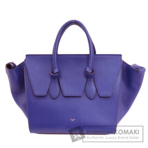 CELINE セリーヌ タイバッグ トートバッグ カーフ レディース 中古_画像1