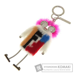 FENDI フェンディ ウィッチャーズ ミンクファー キーホルダー ファー レディース 中古