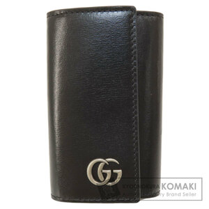 GUCCI グッチ 435305 ロゴ キーケース レザー レディース 中古