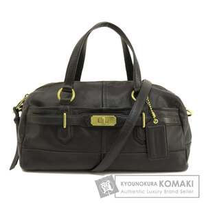 COACH コーチ 17803 リース サッチェル 2WAY ハンドバッグ レザー レディース 中古