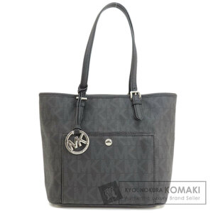 Michael Kors マイケルコース MKシグネチャー ハンドバッグ レザー レディース 中古