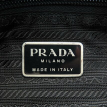 PRADA プラダ ロゴ金具 トートバッグ ナイロン素材 レディース 中古_画像6