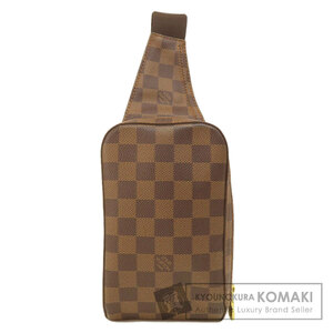 LOUIS VUITTON ルイヴィトン N51994 ジェロニモス ダミエ エベヌ ショルダーバッグ ダミエキャンバス レディース 中古