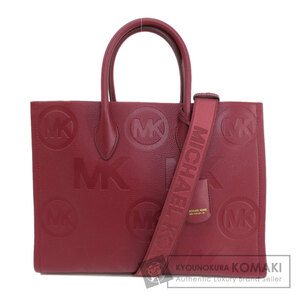 Michael Kors マイケルコース ロゴ 2WAY トートバッグ レザー レディース 中古