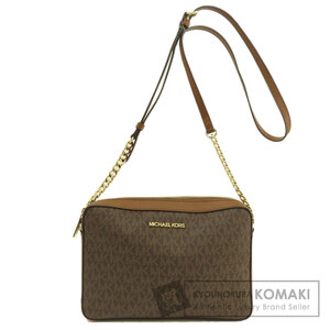 Michael Kors マイケルコース MKシグネチャー ショルダーバッグ レザー レディース 中古