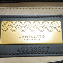 ZANELLATO ザネラート シンプルデザイン ショルダーバッグ レザー レディース 中古_画像6