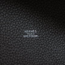 HERMES エルメス ピコタンエクラMM ダークブラウン シルバー金具 トートバッグ トリヨン レディース 中古_画像6