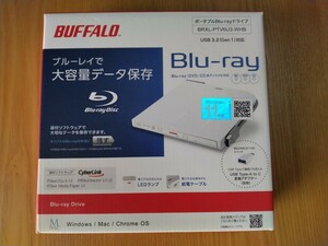 BUFFALO ポータブルBlu−rayドライブ BRXL−PTV6U3−WHB