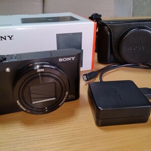 SONY Cyber-shot DSC-WX500 コンパクトデジタルカメラ レザーケース付の画像1