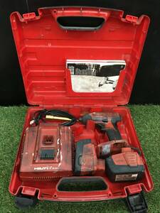 【中古品】HILTI ヒルティ 14.4V インパクトドライバー SIW144-A 本体・バッテリー・充電器・ケースセット　※軸ブレ少/　ITZWYS5BSXBE