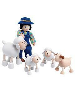 ◆ELC 木のおもちゃ 《羊の親子》◆イギリスで購入、新品♪
