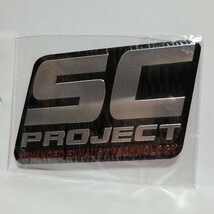 SC-PROJECT SCプロジェクト 耐熱アルミステッカー 【即決】【送料無料】v_画像1