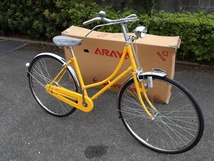 奇跡のデッドストック☆ARAYA　クラシック　アートフレックス　TYPE-L6　2000年モデル　２７型シングル　ロッドブレーキ　黄系_画像1