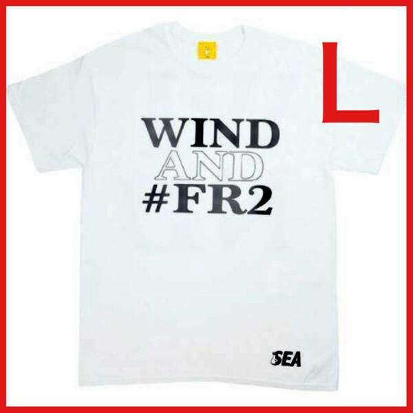 新品未使用　WINDANDSEA　×　#FR2　コラボ　Tシャツ　白　L